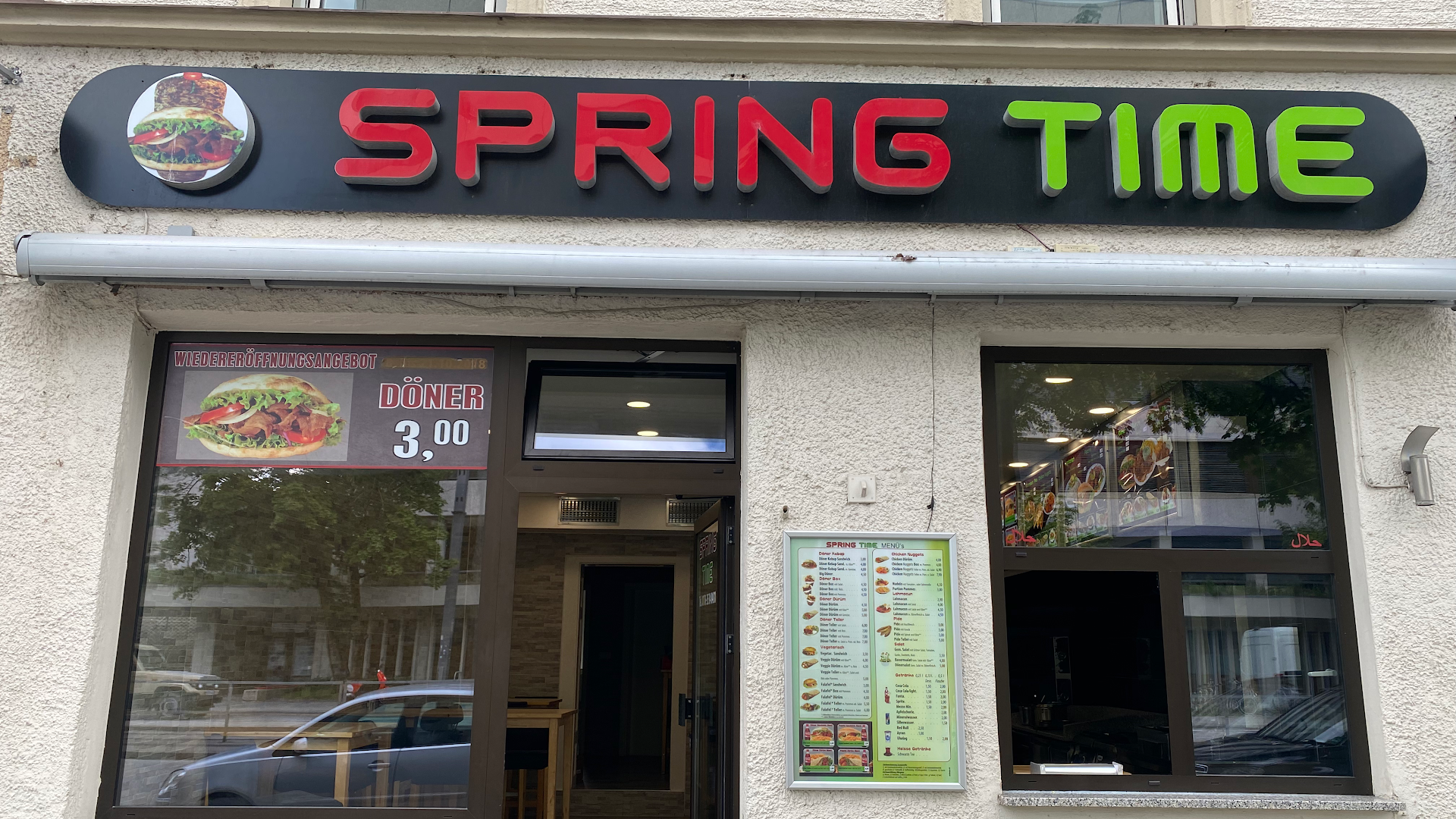 Springtime Döner Außenansicht